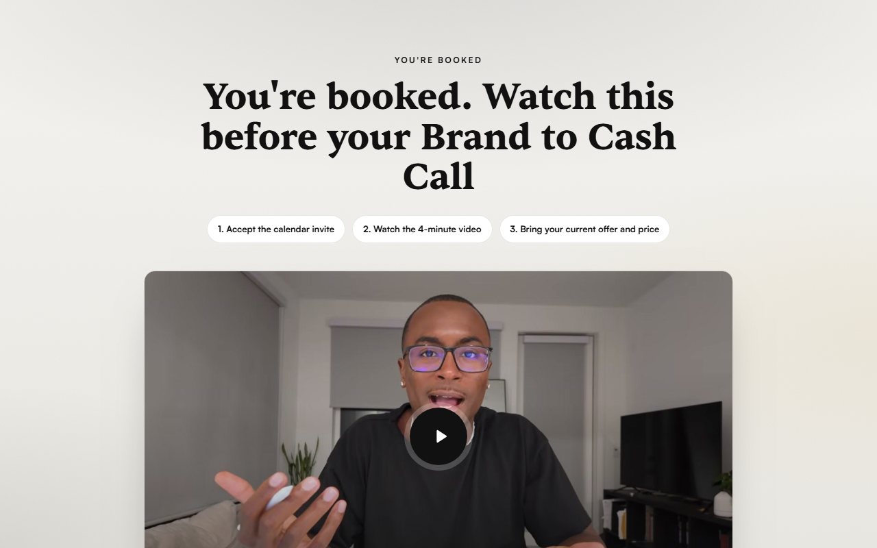 Booked page preview