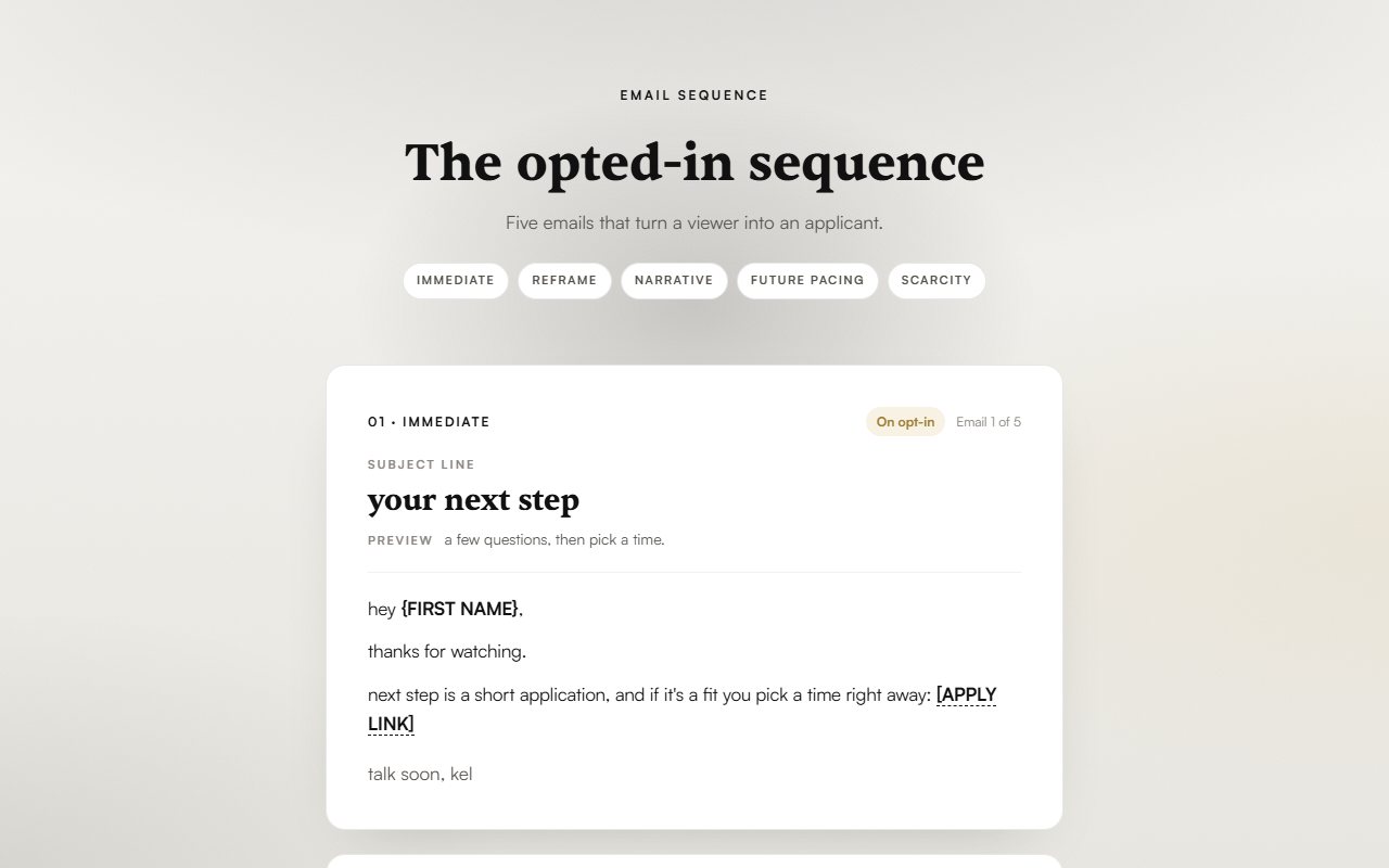 Opted-in preview